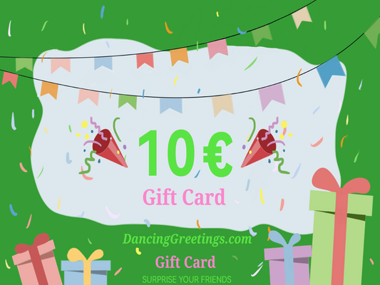 Dancing Greetings Gift Card