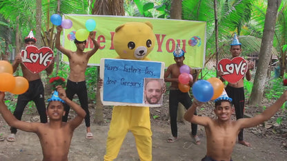 Father's Day Video greeting from Teddy Bear