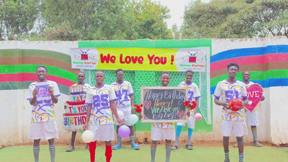 Greeting Video from Africa - Football Boy Team